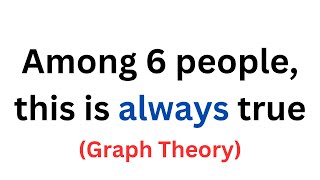 How Math Proves a Fact About Any Group of Six People [upl. by Aneerol470]