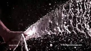 Super slow motion of popping champagne bottle SF0004 [upl. by Anreval]