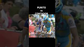 PURITO vs CONTADOR UN SUPER DUELO TOUR DE FRANCIA CICLISTAS ciclismocarretera cycling vintage [upl. by Laurie]