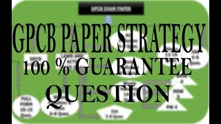 GPCB PREVIOUS YEAR EXAM PAPER PART2 [upl. by Ynaiffit]