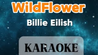 WILDFLOWER Billie Eílish  Karaoke Version [upl. by Eyk872]