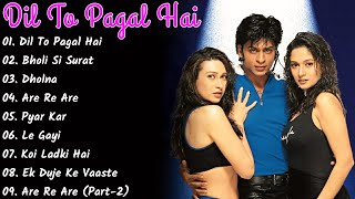 Dil To Pagal Hai Movie All SongsShahrukh Khan amp Madhuri Dixit amp Karisma KapoorMUSICAL WORLD [upl. by Anitel843]