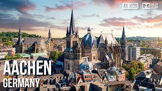 Aachen Historic City Cathedral  🇩🇪 Germany 4K HDR Walking Tour [upl. by Iclek]