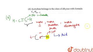 Acetylenic hydrocarbons are acidic because [upl. by Buiron31]