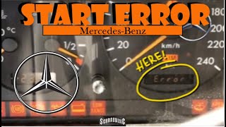 Mercedes Start Error LÖSUNG [upl. by Eenaej]