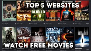 FREE Movies in 2025  TOP 5 Best Websites to watch movies [upl. by Lore]