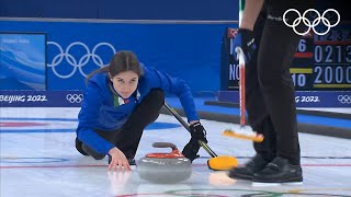 🥇🥌 1st Curling Gold Medal for Italy  Mixed Doubles Final Highlights [upl. by Ulita]