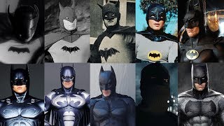 Evolution of Batman Batman Actors from 1939 to 2017 in Movies and TV [upl. by Trista83]