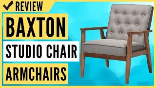 Baxton Studio BBT8013 Grey Chair armchairs [upl. by Baron]