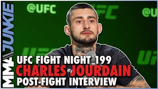 Charles Jourdain wants to fight Cub Swanson and fck him up  UFC Fight Night 199 [upl. by Htebilil795]