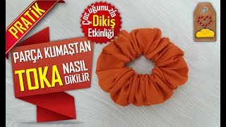 KUMAŞ TOKA NASIL YAPILIR – ÇOCUĞUNUZLA DİKİŞ ETKİNLİĞİ  HOW TO MAKE FABRİC HAİRPİN  Dikiş Hocam [upl. by Cence692]