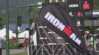 Coeur dAlene hosts 2022 halfIronman triathlon [upl. by Piane879]