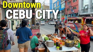 Downtown CEBU CITY  WALKING TOUR  Cebu Philippines [upl. by Hanschen270]