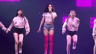 Twice Mina “7 rings” Oakland Arena FRONT ROW Performance [upl. by Anaujahs]