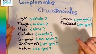 Complementos circunstanciales [upl. by Berghoff310]