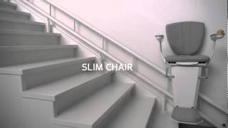 Otolift Two Curved Stairlift Video [upl. by Gabbi]