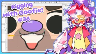 Goofie Ha0nk Livestream  Gum Rigging in Live2D 36 [upl. by Shelden]