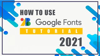 Add Custom Fonts to HTML and CSS File using Google Fonts 2021 Version [upl. by Ronoc]