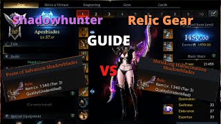 Lost Ark  Shadowhunter Relic Gear GUIDE [upl. by Elleinad]