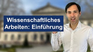 Wissenschaftliches Arbeiten Einführung [upl. by Shantee904]