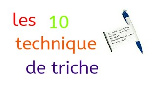 10 technique de triche [upl. by Washburn82]