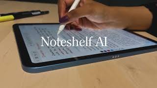 Introducing Noteshelf AI [upl. by Aihcela]