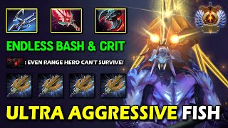 ULTRA AGGRESSIVE OFFLANE Slardar Harpoon  Bloodthorn Build Even Range Hero Cant Survive DotA 2 [upl. by Aznola633]