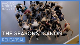 Crystal Pites The Seasons Canon rehearsal  Pacific Northwest Ballet [upl. by Astrix323]