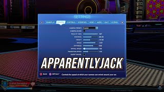 Rocket League ApparentlyJack PRO Settings in desc [upl. by Nassir]