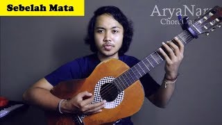 Chord Gampang Sebelah Mata  Efek Rumah Kaca by Arya Nara Tutorial Gitar [upl. by Terrilyn976]