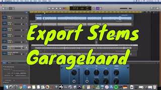 How to export audio stems from garage band [upl. by Alleunam635]