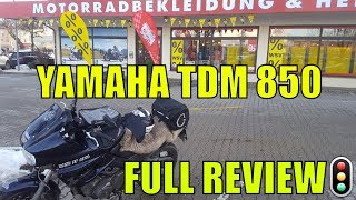 Yamaha TDM 850 FULL REVIEW [upl. by Biebel]