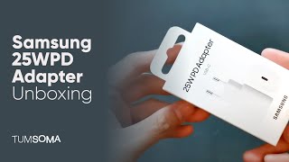 Samsung 25WPD Adapter  Unboxing [upl. by Hege]