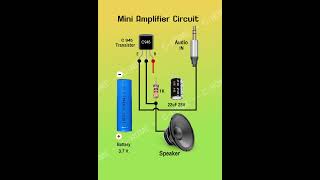 Mini Amplifier Circuit C945 [upl. by Jeane]