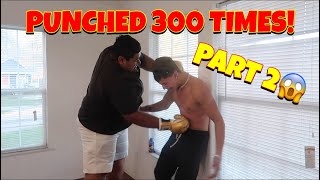 I GOT PUNCHED 300 TIMES IN THE STOMACH PART 2😱 [upl. by Bennet]