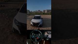 Honda Civic TYPER 20  Forza Horizon 5  Logitech G29 Gameplay shorts honda [upl. by Martino]