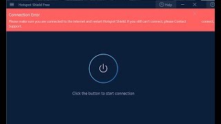 Fix Hotspot Shield Connection Error [upl. by Aubrey]