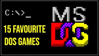 15 Favourite MSDOS Games  UNFORGETTABLE MSDOS Games [upl. by Gratia]