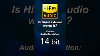 Is HiRes Audio 24 bit worth it music 8bit 24bit shorts [upl. by Iolanthe688]