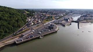 Le port de dives sur mer 14 filmé par un drone [upl. by Elyod563]