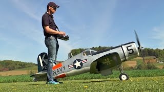 Corsair F4U Moki 300cc Maiden [upl. by Bills]