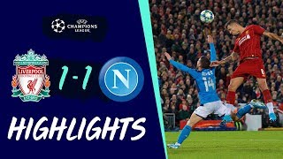 Liverpool 11 Napoli  Lovren header rescues point for Reds  Highlights [upl. by Atinna]