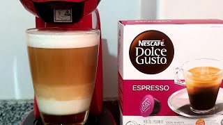 Como preparar un Capuccino con Dolce Gusto Infinissima en Cápsulas [upl. by Citron]