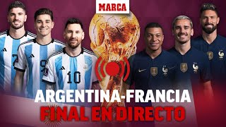 Argentina campeón del Mundial de Qatar 2022 reacciones EN DIRECTO [upl. by Nomled907]