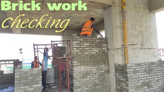 Brick Masonry Construction  Construction technique  masonry reels shrots diy brick work [upl. by Thornie]