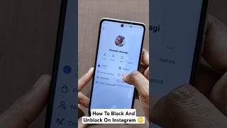 How To Block And Unblock On Instagram 😳 [upl. by Menides765]