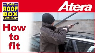 Atera SIGNO cross bars  for raised roof rails  How to fitting guide [upl. by Keffer]