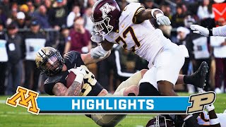 Minnesota at Purdue  Highlights  Big Ten Football  Nov 11 2023 [upl. by Adorl]