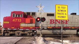 4K BNSF and Union Pacific Freight Trains in the Cajon Pass  Foreign Power CNW Leader amp More [upl. by Dnumsed]