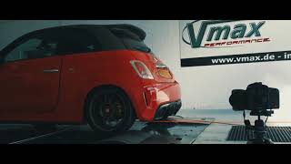 Fiat 500 Abarth HRE Tuningart 254HP Dyno [upl. by Jennica72]